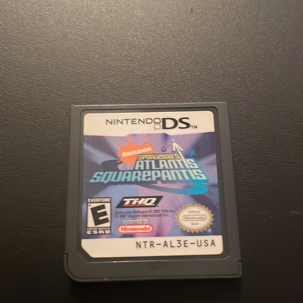 SpongeBob Atlantis Squarepantis Nintendo DS Game Complete In Box